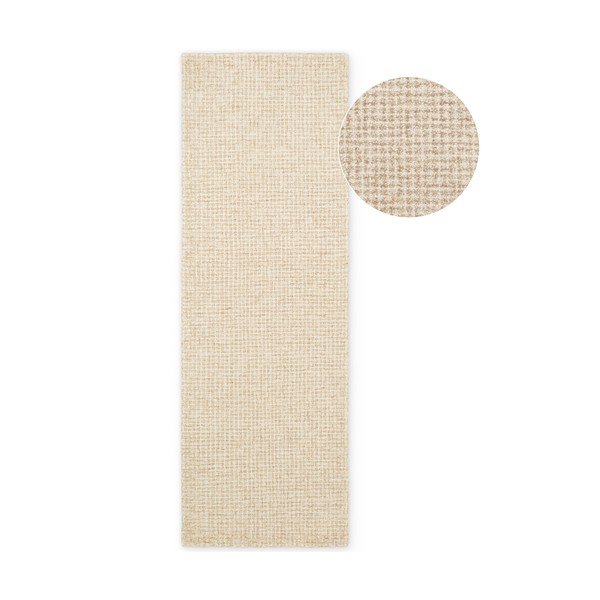 Natúr színű gyapjú futószőnyeg 80x250 cm Eloise – Hanse Home