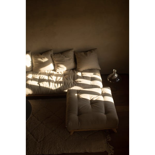 Senza Natural Clear/Olive Green lábtartó - Karup Design-image-1