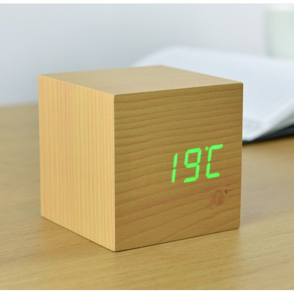 Digitális ébresztőóra Cube Click – Gingko-image-1