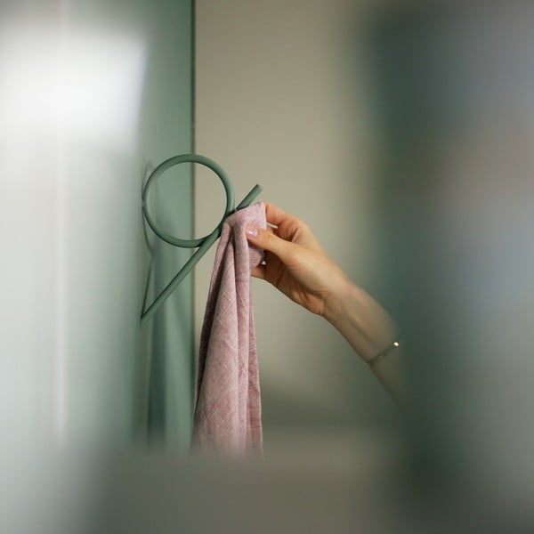 Szürkészöld fali fém akasztó Tuba L – Spinder Design-image-3