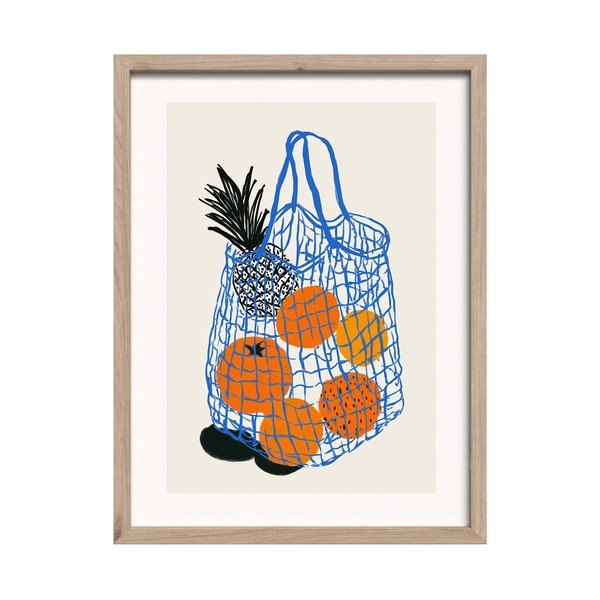 Nyomtatott keretezett kép 30x40 cm Summer Fruit – Styler
