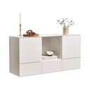 Fehér alacsony függő komód 135x68 cm Edge by Hammel – Hammel Furniture