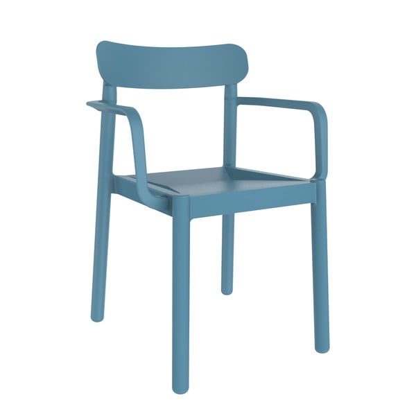 Elba 4 db kék kerti karfás szék - Resol