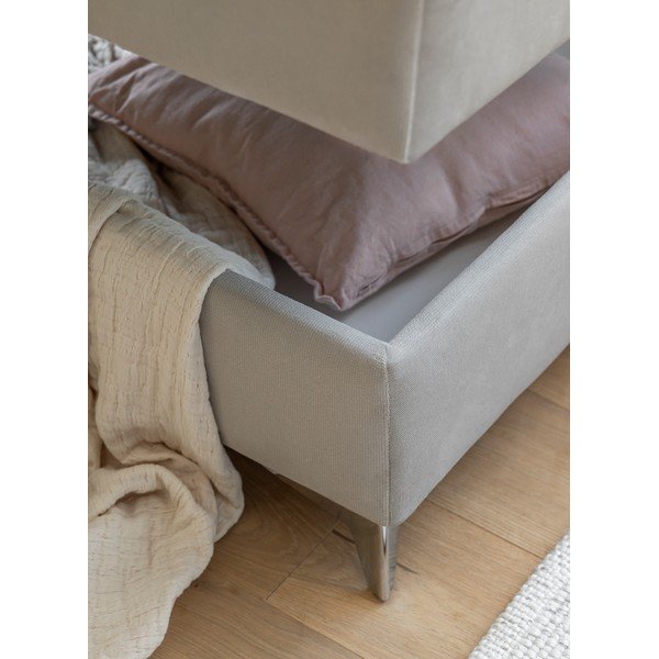 Zöld bársony kinyitható-tárolóhelyes sarokkanapé (jobb oldali-L alakú) Laurence – ELTAP-image-4