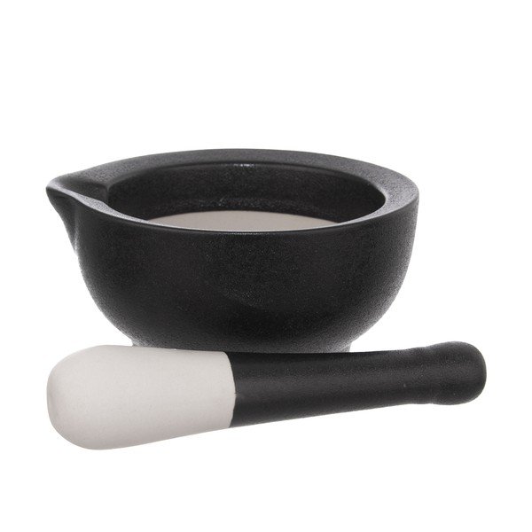Porcelán mozsár Black – Orion-image-1