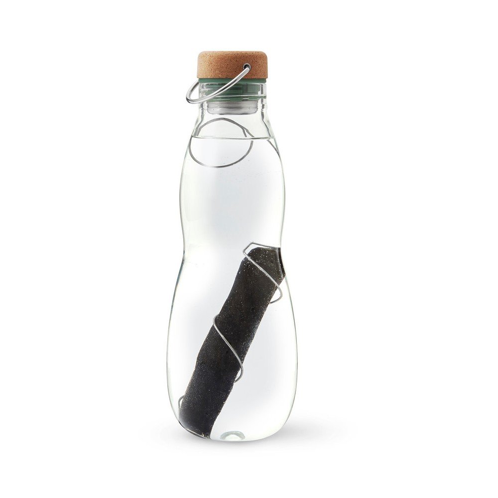 Üveg ivópalack 600 ml Eau Good Black + Blum