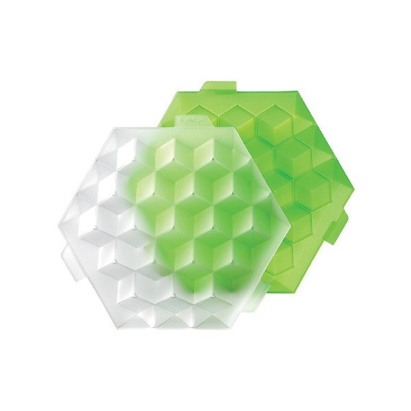 Ice Cube zöld szilikon jégforma - Lékué-image-3