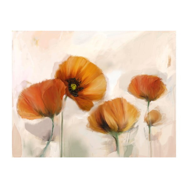 Vintage Poppies nagyméretű tapéta, 200 x 154 cm - Artgeist