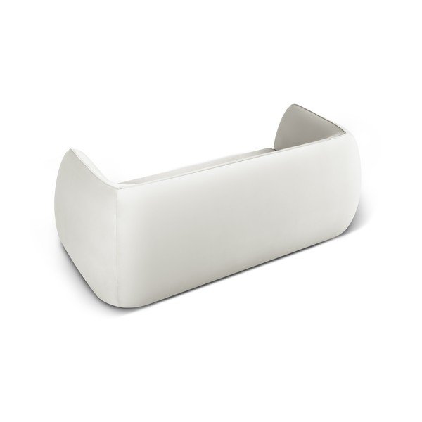 Bézs bársony kanapé 190 cm Lando – Micadoni Home-image-3