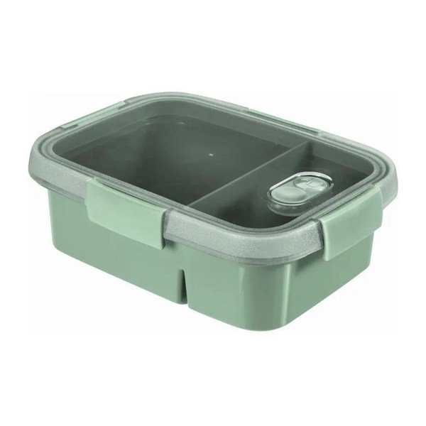 To Go Dual zöld ételtartó doboz, 900 ml - Curver