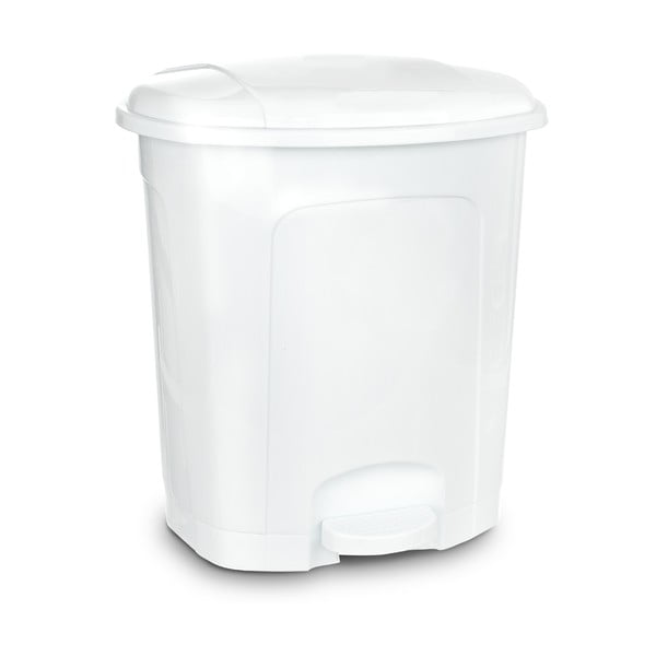 Fehér műanyag pedálos szemetes 30 l – Orion