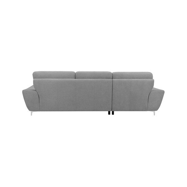 Omega világosszürke kinyitható sarokkanapé, jobb oldali - Windsor & Co Sofas-image-2