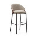 Barna-bézs bárszék (ülésmagasság 77 cm) Eamy – Kave Home