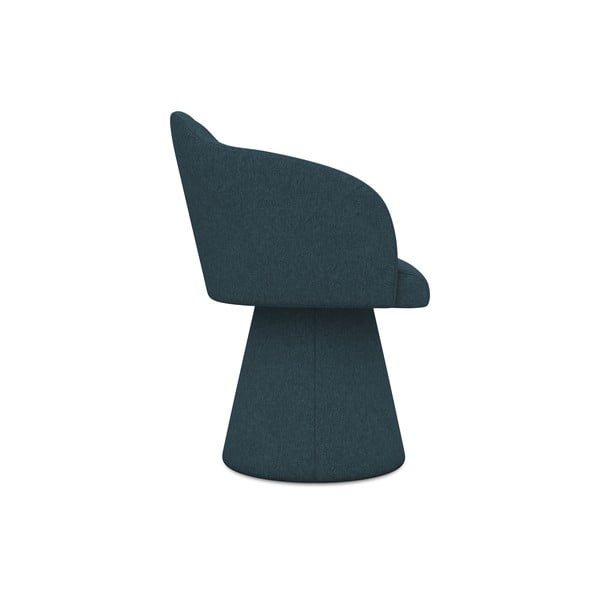 Petróleum színű kárpitozott étkezőfotel Kanoa – Makamii-image-2