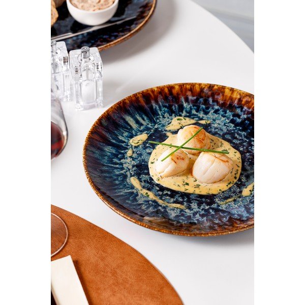 Barna porcelán tányér ø 27 cm Resto – BonBistro-image-1