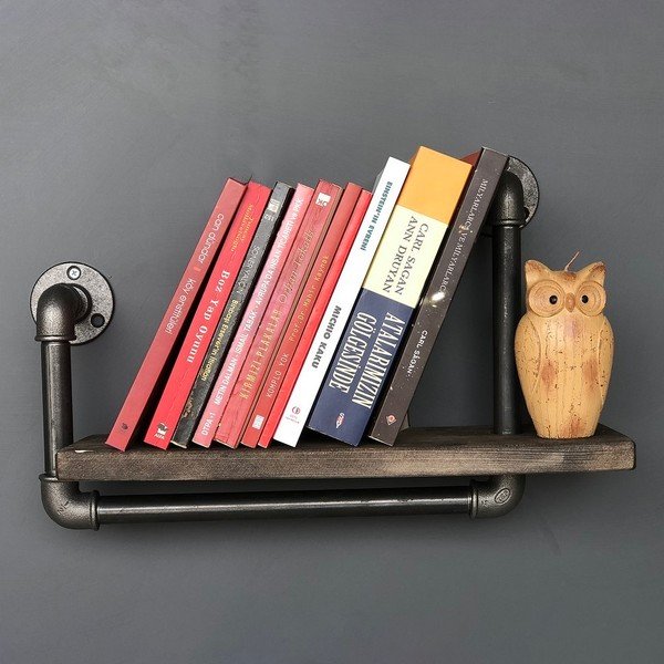 Boruraf Angela fali polc fémcsőből-image-3