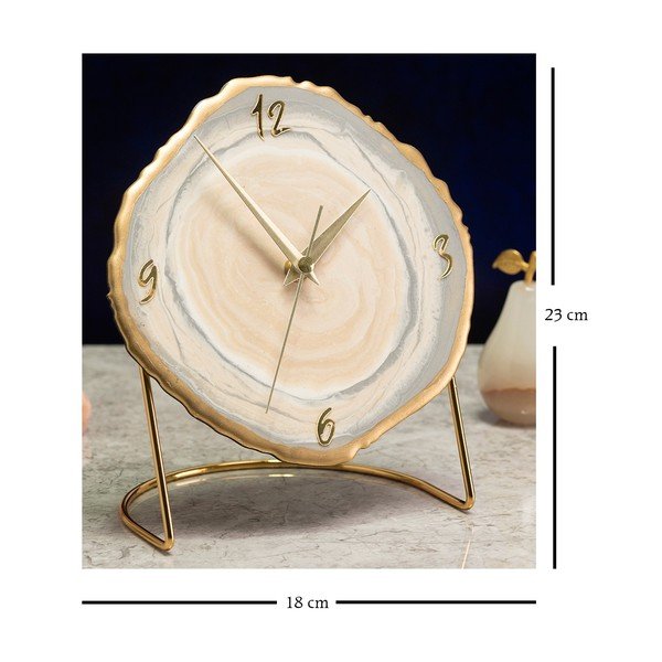 Asztali óra ø 18 cm Epoxy – Mioli Decor-image-2