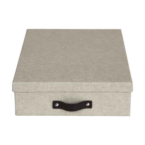 Oskar bézs tárolódoboz - Bigso Box of Sweden-image-3