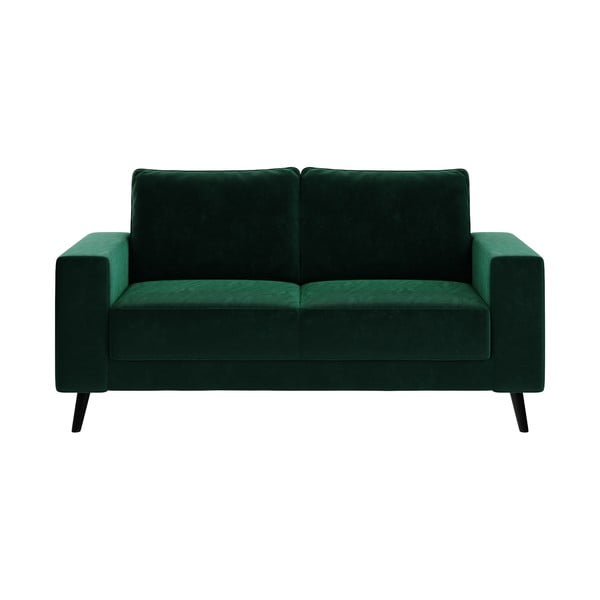 Fynn sötétzöld bársony kanapé, 168 cm - Ghado