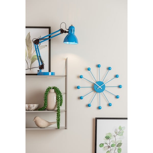 Világoskék asztali lámpa fém búrával (magasság 52 cm) Funky Hobby – Leitmotiv-image-1