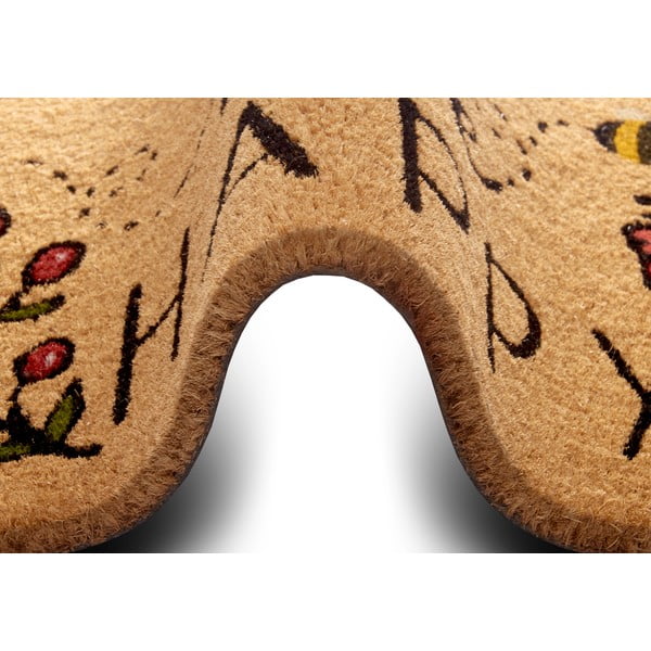 Kókuszrost lábtörlő 75x45 cm Bee Happy - Hanse Home-image-3