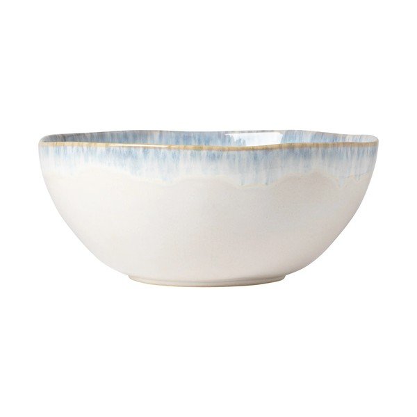 Fehér-kék kőedény tál ø 28 cm Brisa – Costa Nova-image-3