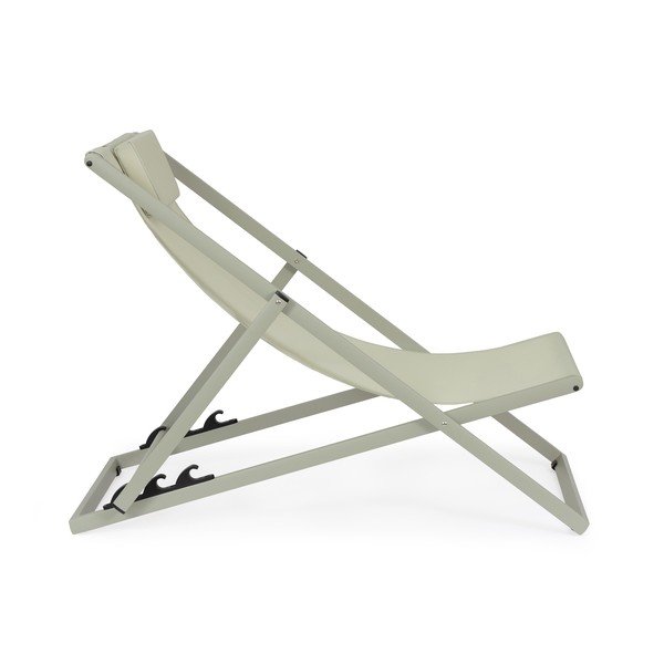 Szürkésbarna fém kerti napozóágy Taylor – Bizzotto-image-3