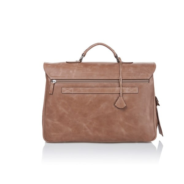 Brief férfi konyakbarna bőr aktatáska - Ferruccio Laconi-image-2
