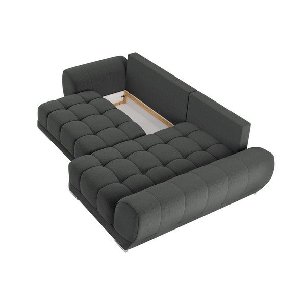 Cloudlet sötétszürke kinyitható sarokkanapé, jobb oldali - Windsor & Co Sofas-image-4