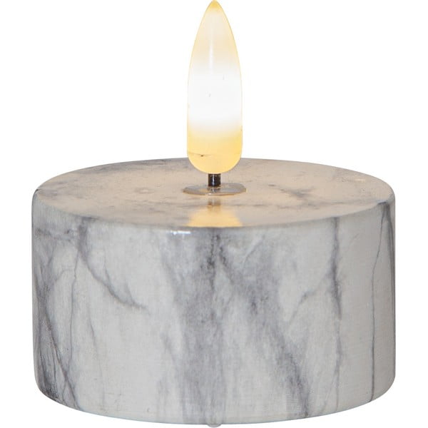 LED gyertya szett 2 db-os (magasság 6 cm) Flamme Marble – Star Trading-image-2
