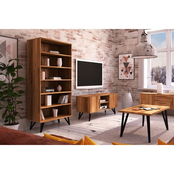 Bükkfa könyvespolc 91x185 cm Golo - The Beds-image-4