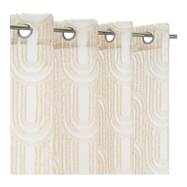 Bézs fényáteresztő függöny 140x260 cm Relief Arch – Casa Selección-image-2