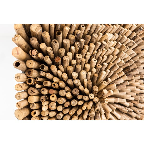 Bee teakfa fali dekoráció, 70 x 70 cm - WOOX LIVING-image-1