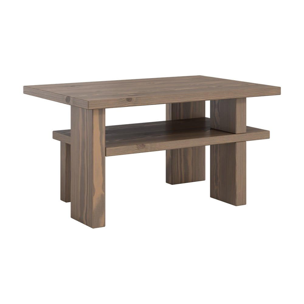 Barna borovi fenyő dohányzóasztal 45x68 cm Japan Karup Design