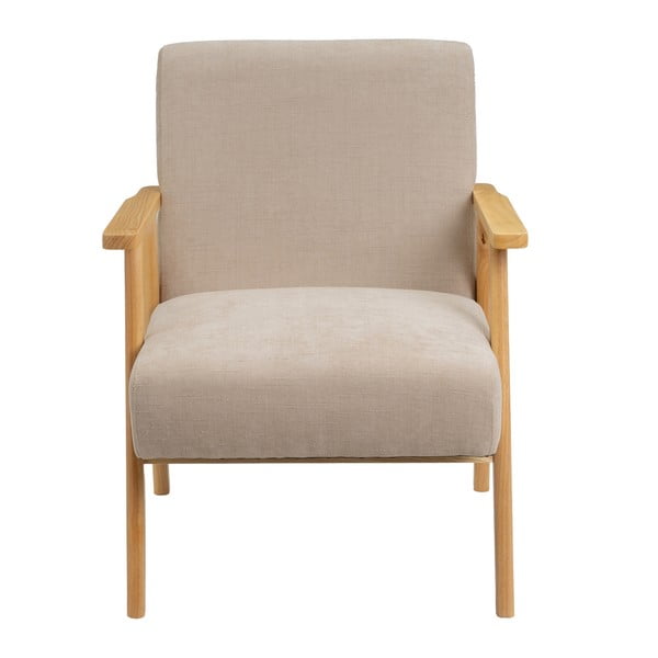 Bézs zsenília fotel Vintage – Casa Selección-image-2