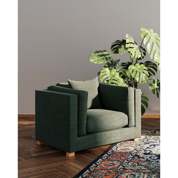 Zöld relaxációs fotel Pomo – Ame Yens-image-1