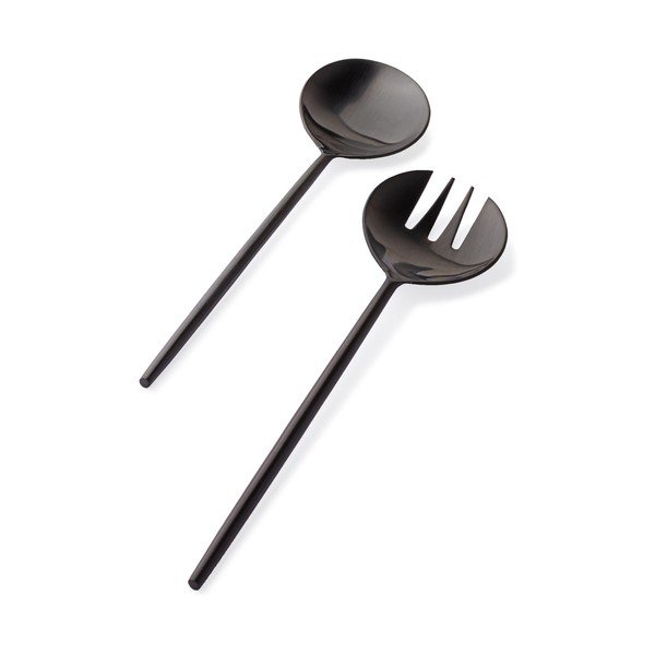 Rozsdamentes acél salátaszedő 2 db-os Bronte – Bizzotto-image-1