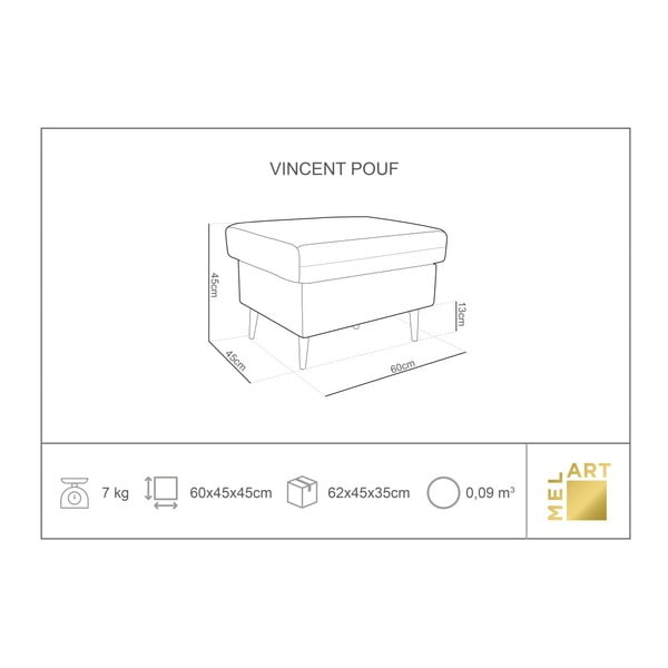 Iris világosszürke lábtartó - Mazzini Sofas-image-2