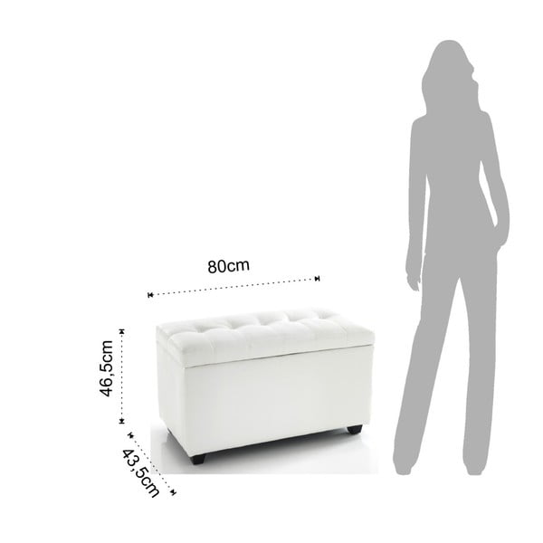 Nice fehér pad tárolóval - Tomasucci-image-3