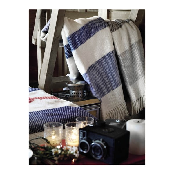 Granite fehér-szürke pléd, 140 x 180 cm - Euromant-image-4