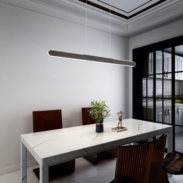 Fekete LED függőlámpa Helios – Trio-image-1