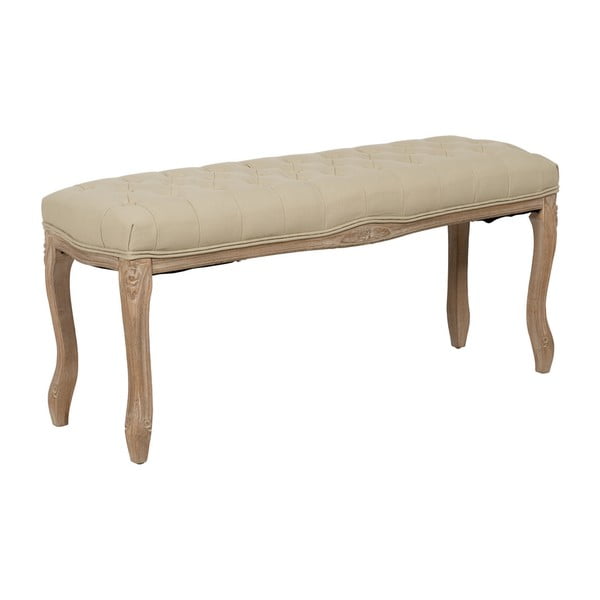 Bézs-natúr színű pad Royal – Ixia