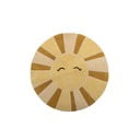 Bézs-borostyán színű gyapjú gyerek szőnyeg ø110 cm Sun – Bloomingville Mini