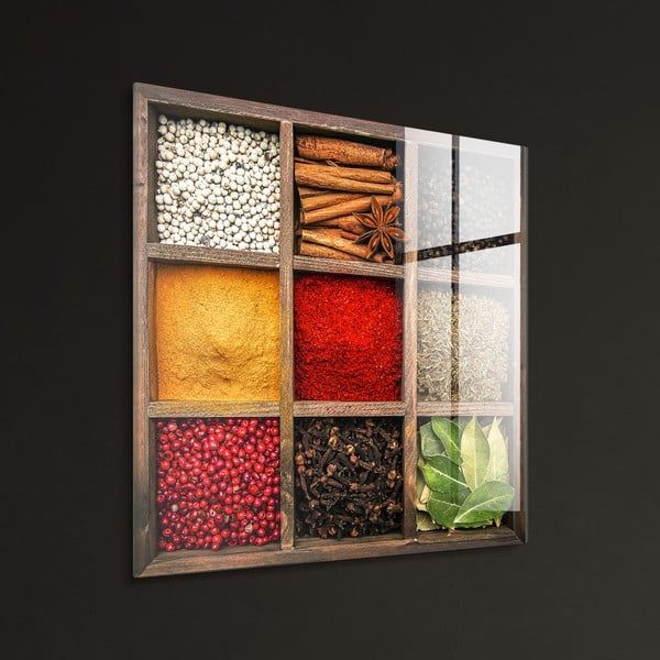 Üveg kép 30x30 cm Spices Box – Styler-image-2