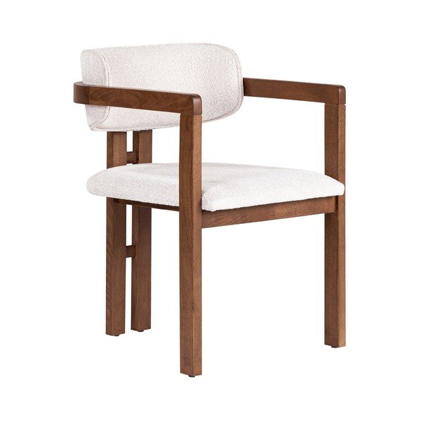 Fehér karfás étkezőfotel Toscana – Kalune Design