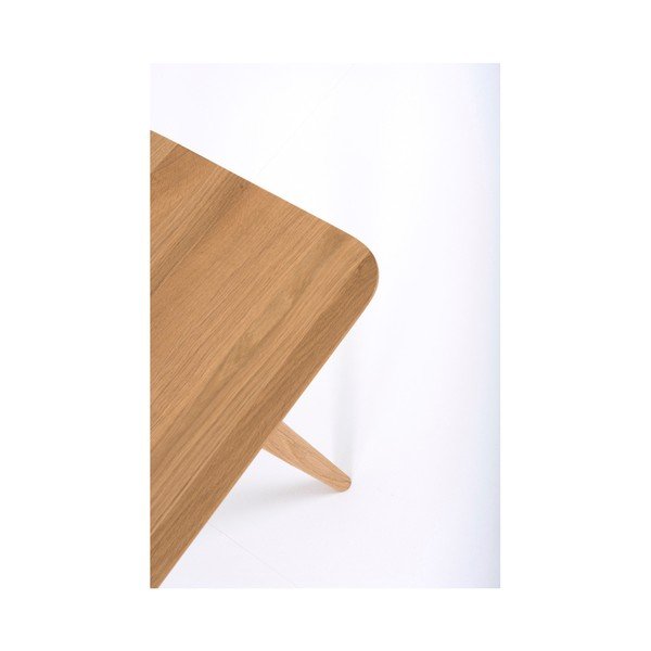 Stafa tömör tölgyfa pad, hossza 140 cm - Gazzda-image-1