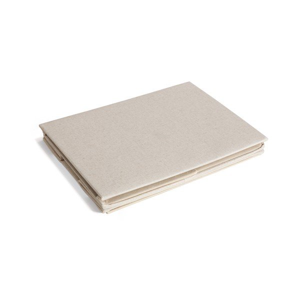 Bézs fedeles textil tárolódoboz 36x46x25 cm Soft Storage Large – Bigso-image-4