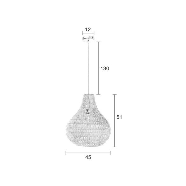 Cable Drop fehér függőlámpa - Zuiver-image-1