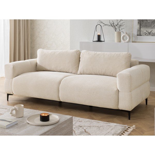 Krémszínű kanapé 217 cm Helio – Ropez-image-4