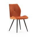 Narancssárga kordbársony étkezőszék szett 2 db-os Adaya – Marckeric